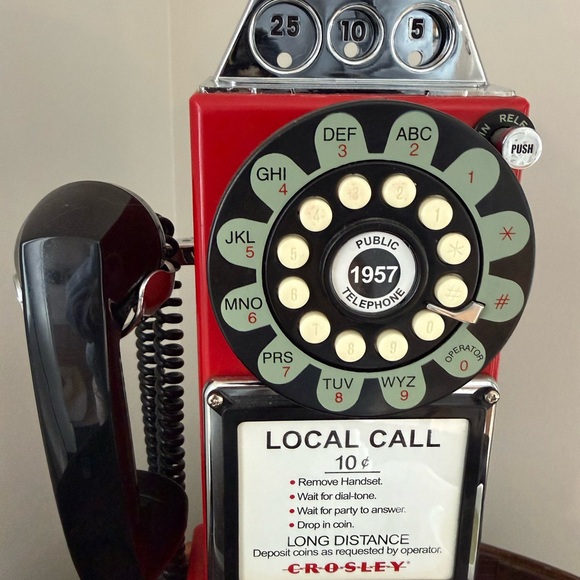 Crosley Phone 1950s Pay Phone - Picture 2 of 5
